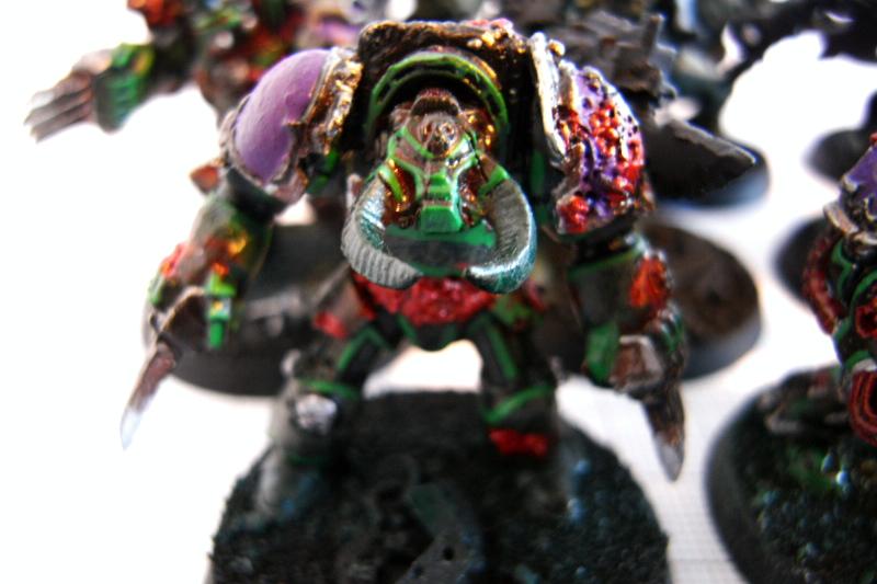 Chaos Space Marines, Forge World, Greenstuff, Magnet, Nurgle, Terminator Armor, Warhammer 40,000, Work In Progress