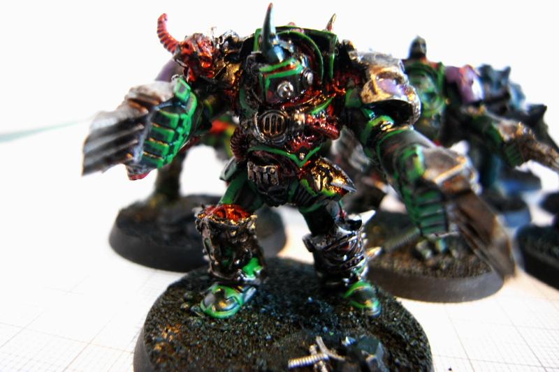 Chaos Space Marines, Forge World, Greenstuff, Magnet, Nurgle, Terminator Armor, Warhammer 40,000, Work In Progress
