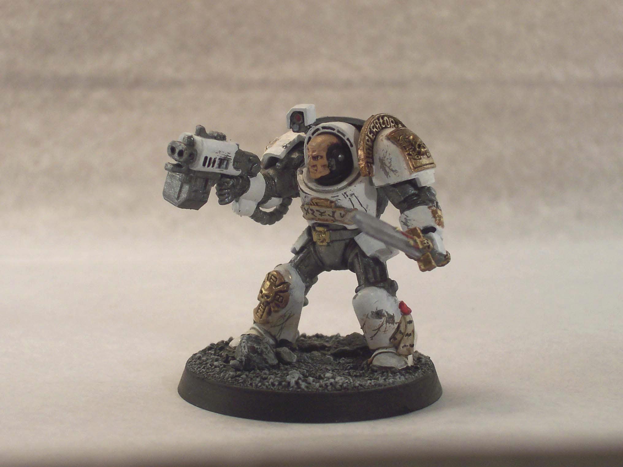 Celestial Lions, Space Marines, Terminator Armor, Warhammer 40,000, Weathered