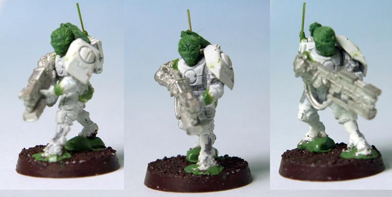 Conversion, Fire Warriors, Sculpting, Tau