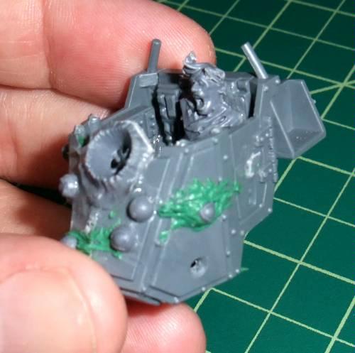 Chaos Daemons, Conversion, Daemon Prince, Sentinel, Warhammer 40,000, Work In Progress