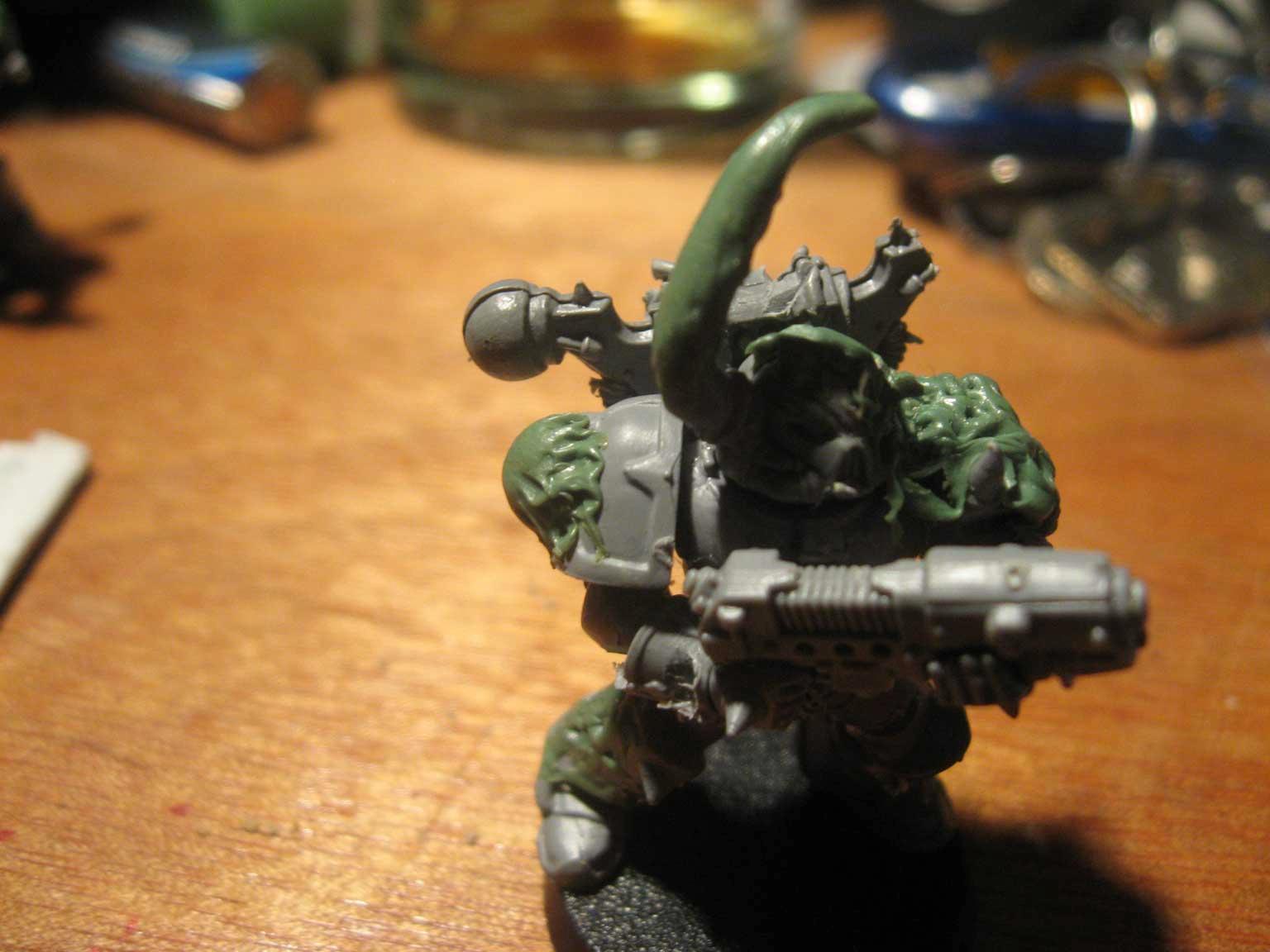 A more front on view of his head