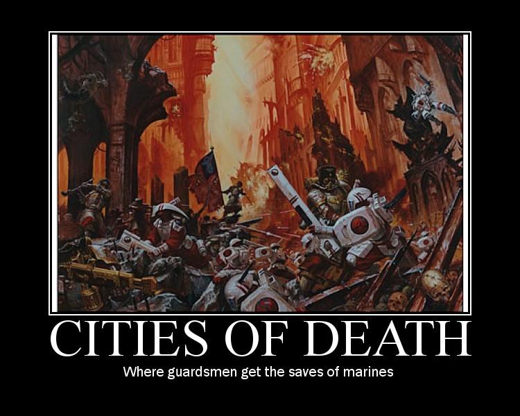 Cities Of Death, Humor, Imperial Guard, Poster, Tau