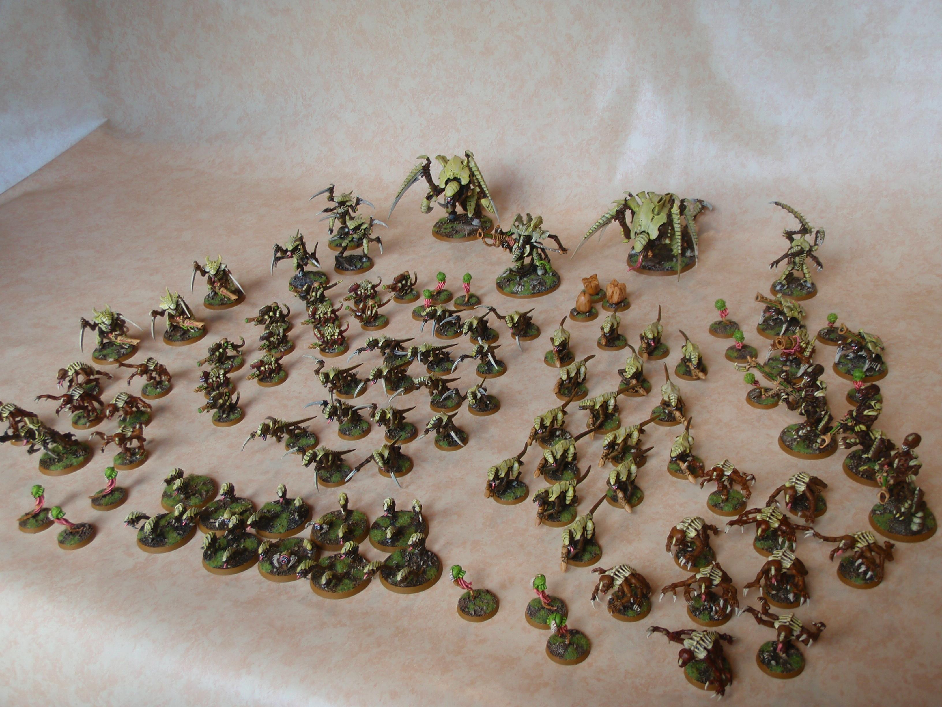 Tyranid Army, The whole gang ready for a seaside outing