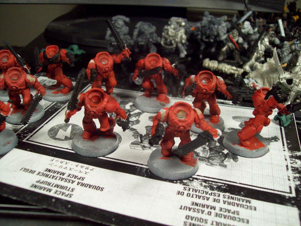 Blood Angels, Space Marines, Warhammer 40,000, Work In Progress