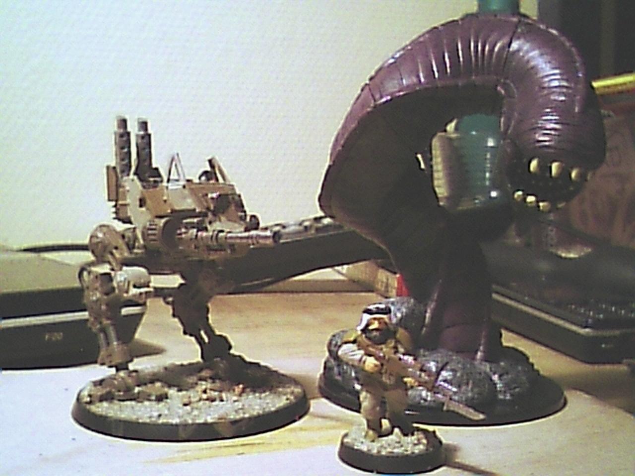 Conversion, Daemonhost, Daemonhunters, Imperial Guard, Poor Picture Quality, Warhammer 40,000, Worm