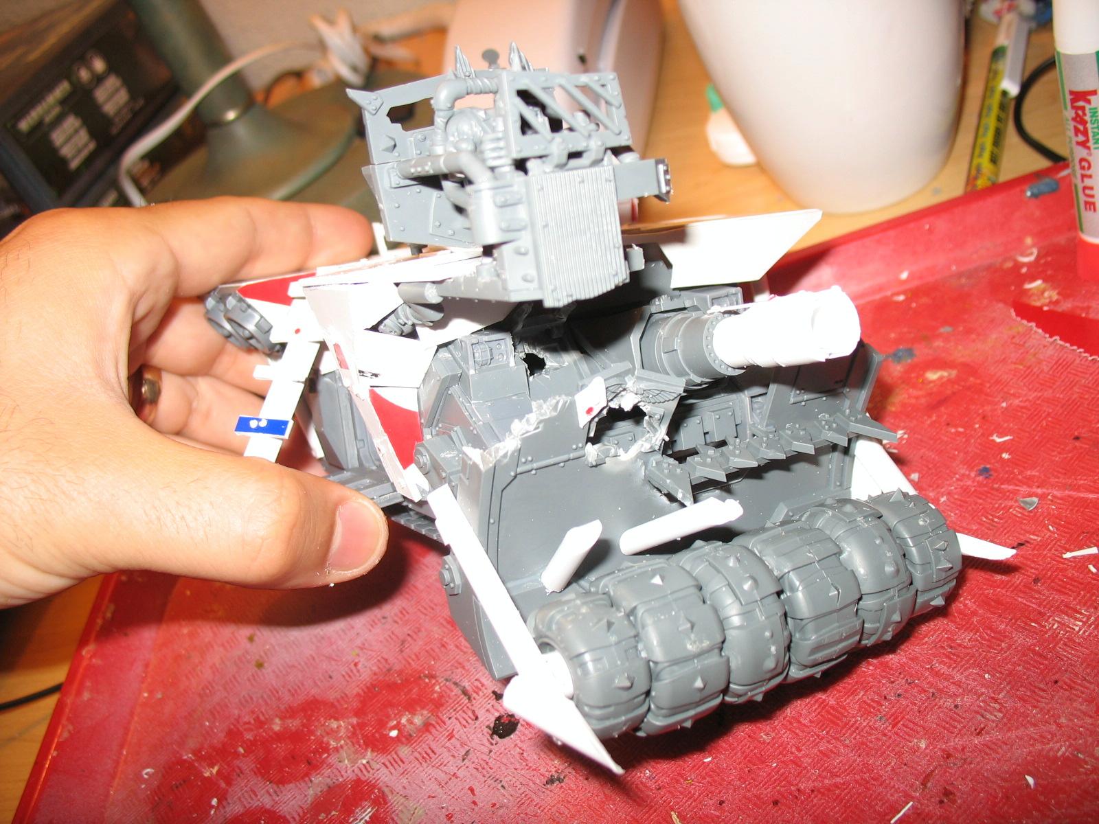 Ork Battle Waggon Wip - 6