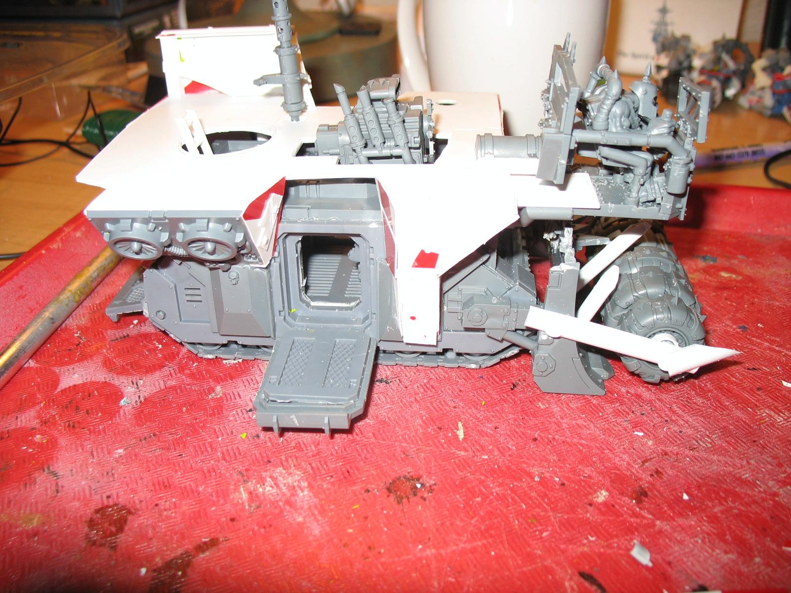 Ork Battle Waggon Wip - 1