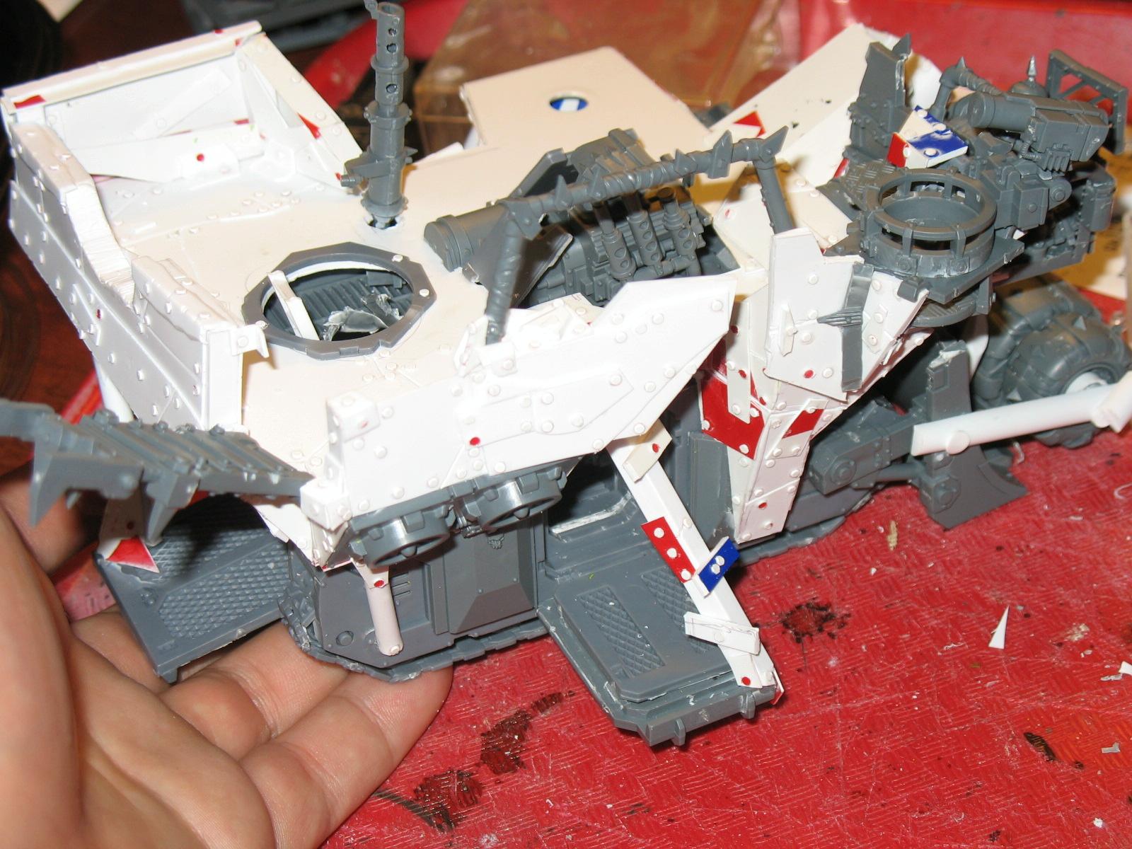Ork Battle Waggon Wip - 9