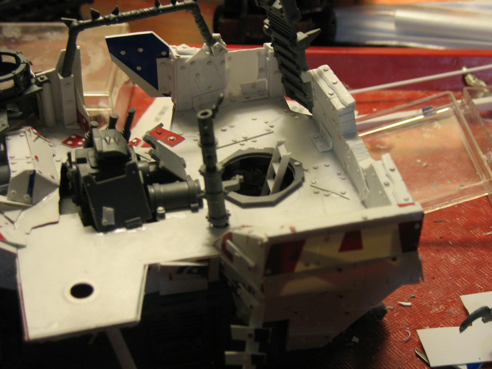 Ork Battle Waggon Wip - 11