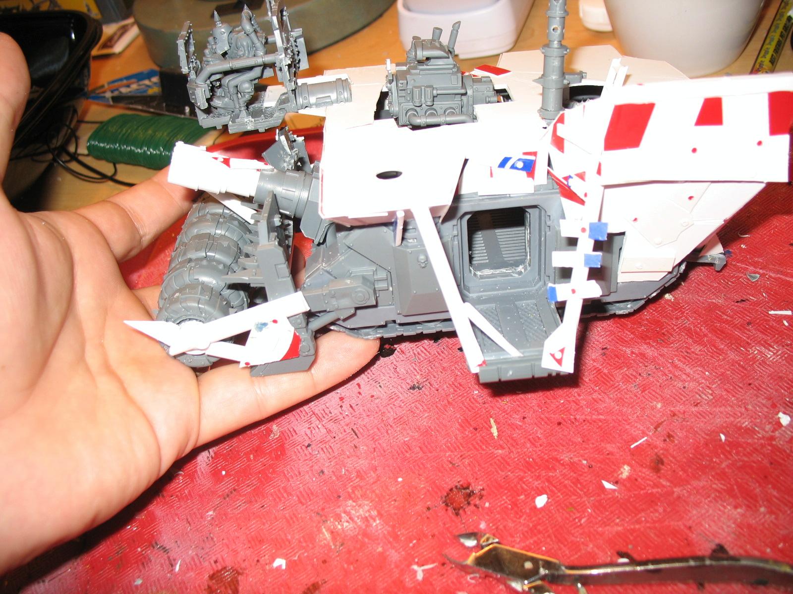 Battlewagon, Conversion, Orks, Rhino, Trukk, Work In Progress