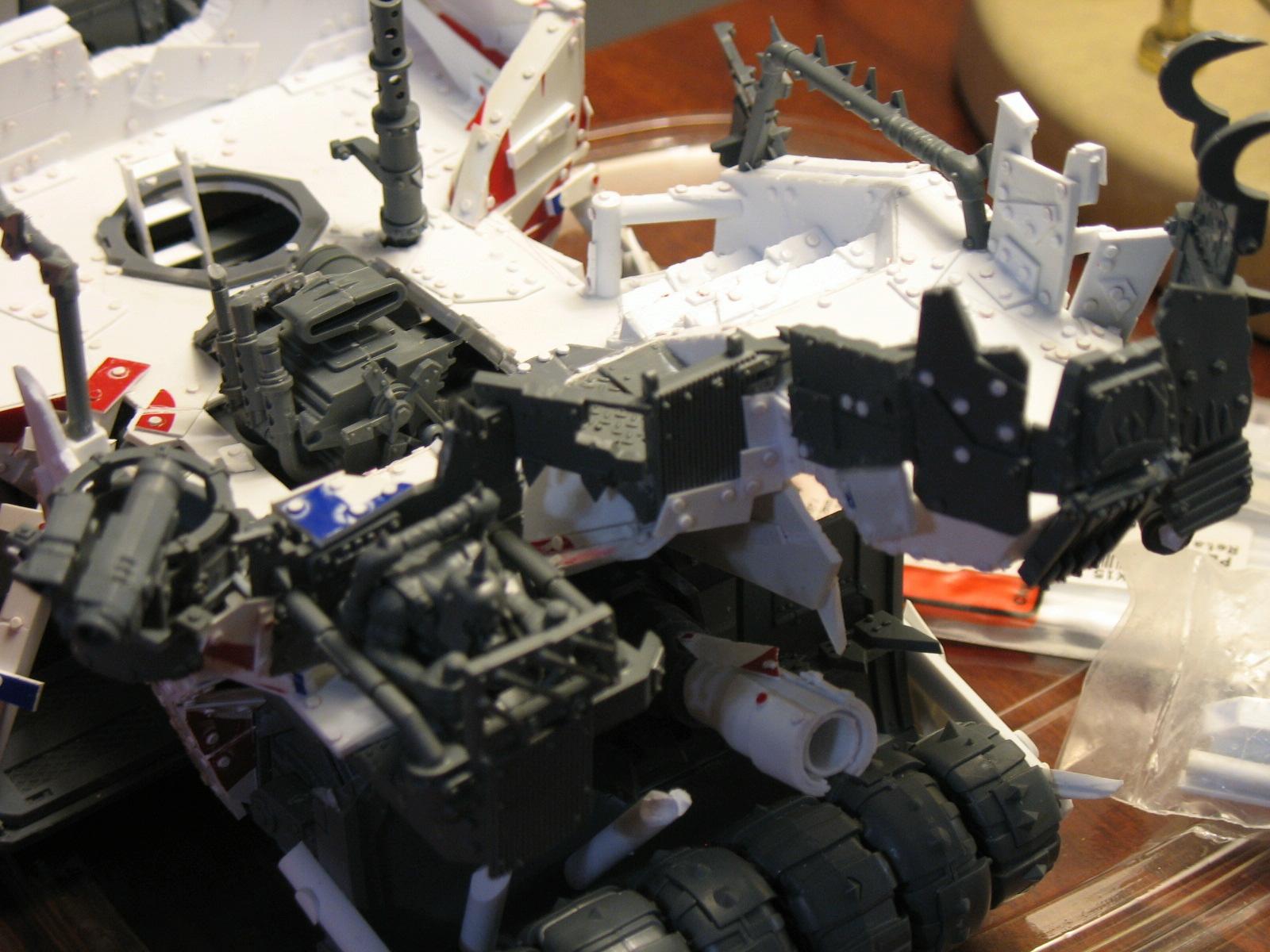 Orks, Ork Battle Waggon Wip - 17