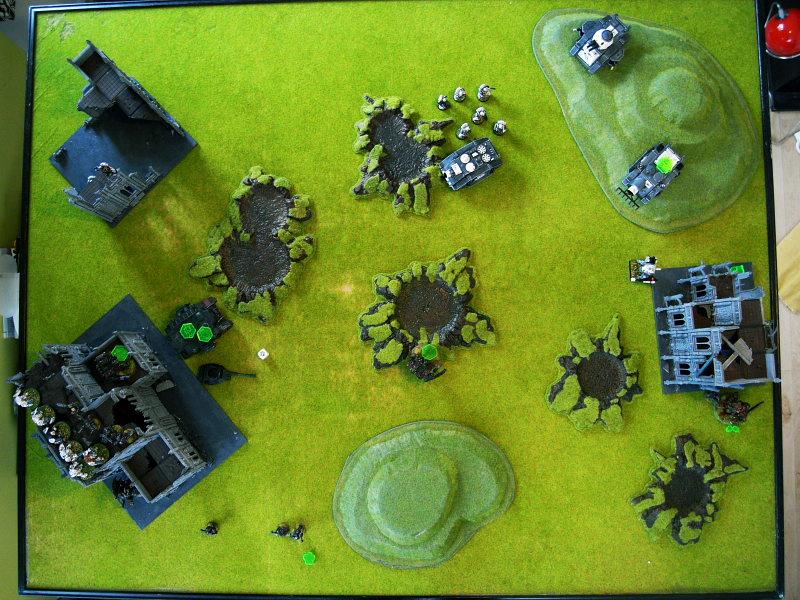 Battle Report, end of turn4