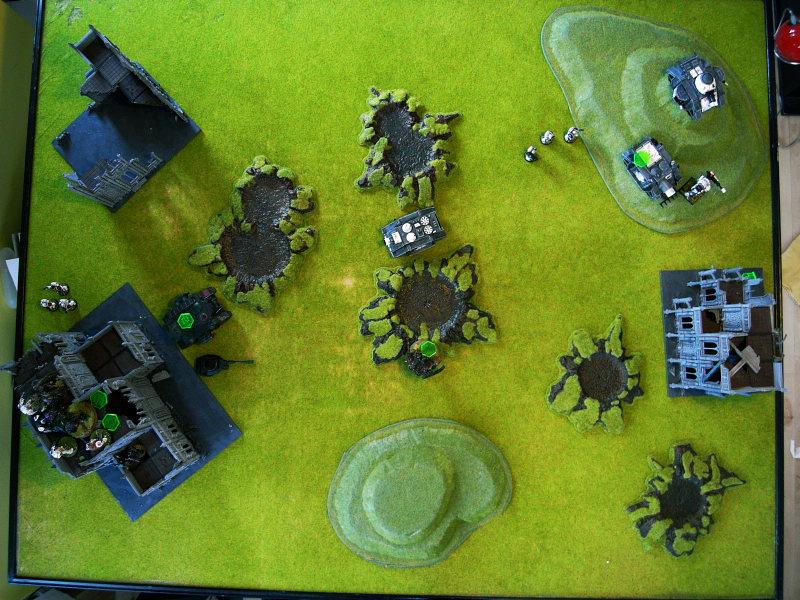 Battle Report, end of turn5