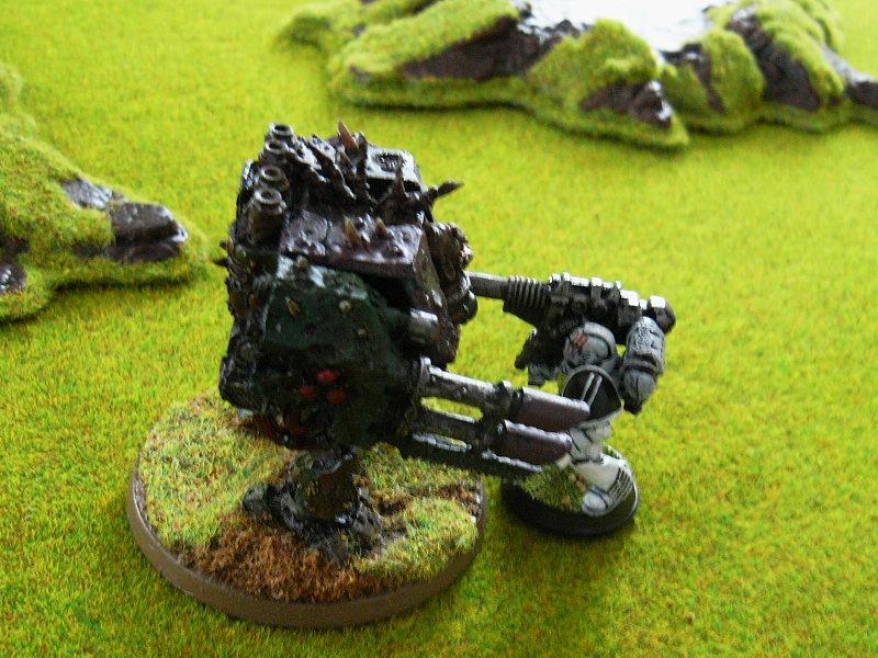 Battle Report, Chaos, Dreadnought, Game In-progress, Lascannon, Loyalist, Space Marines