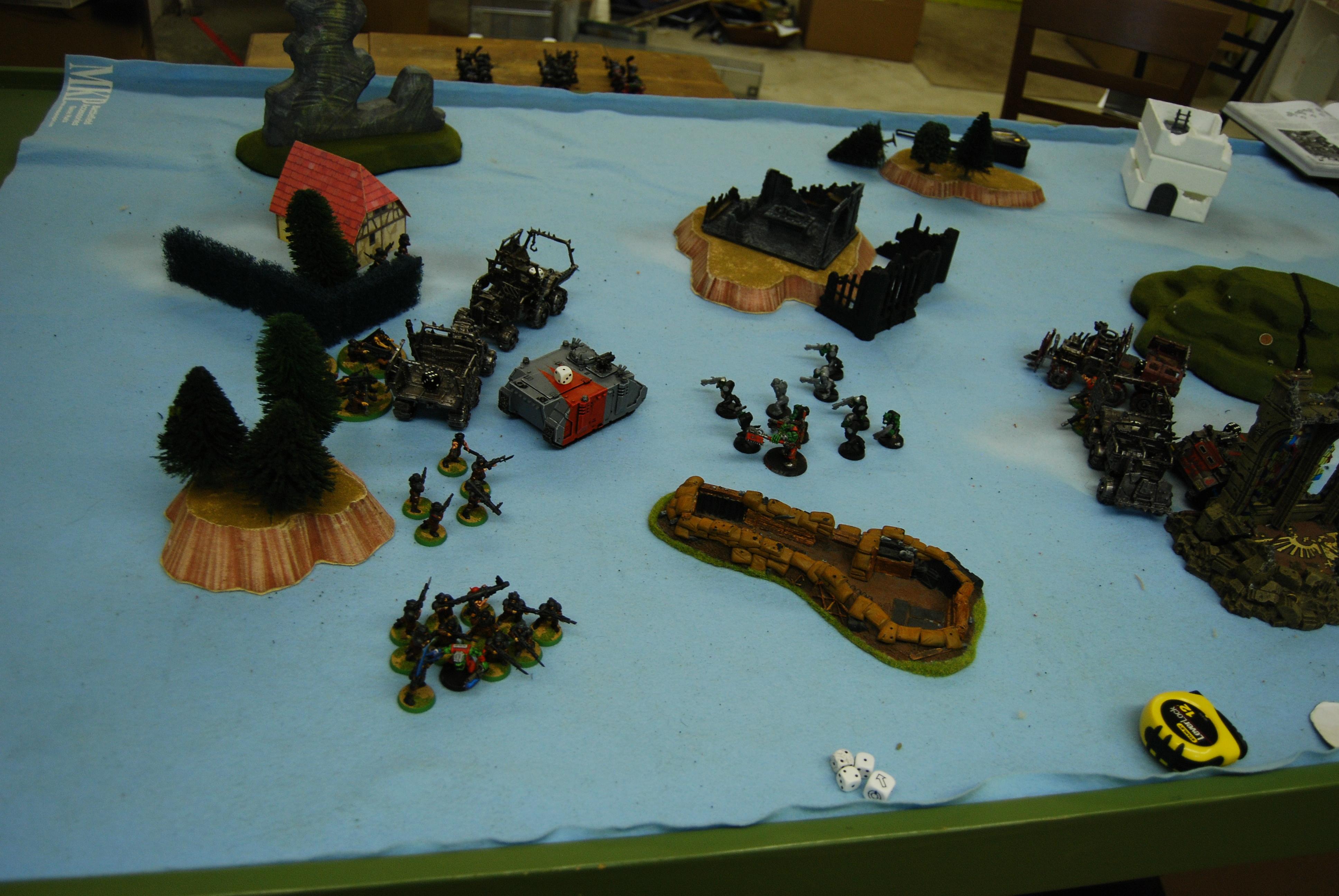 Game In-progress, Imperial Guard, Orks