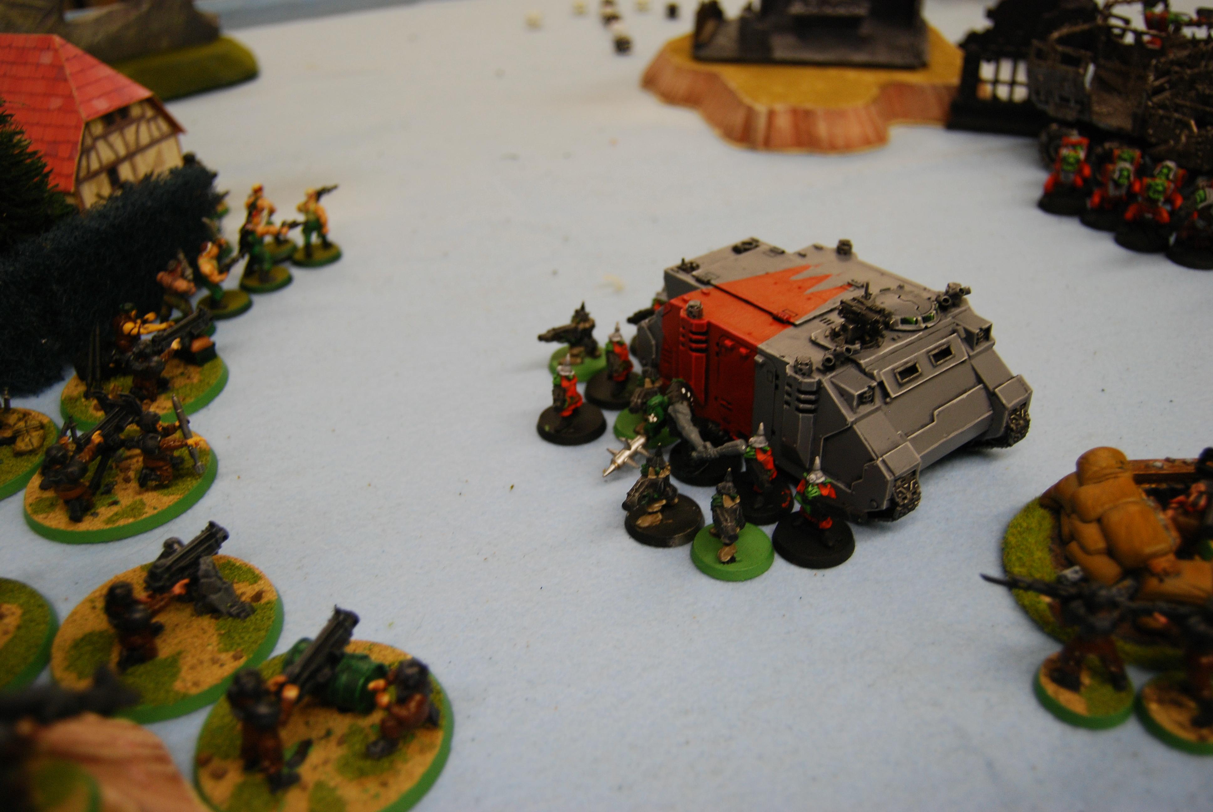 Game In-progress, Grots, Imperial Guard, Orks