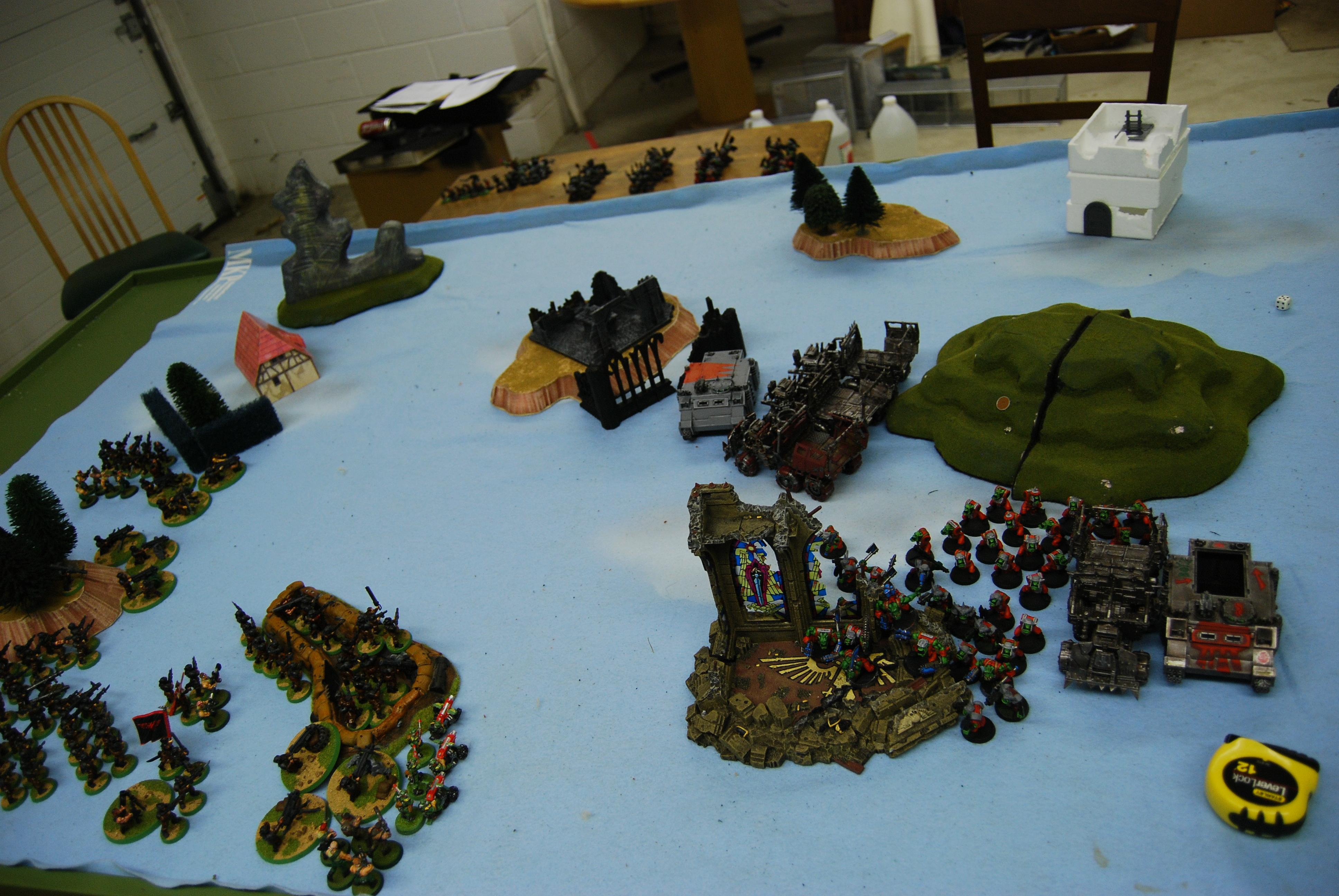 Game In-progress, Imperial Guard, Orks