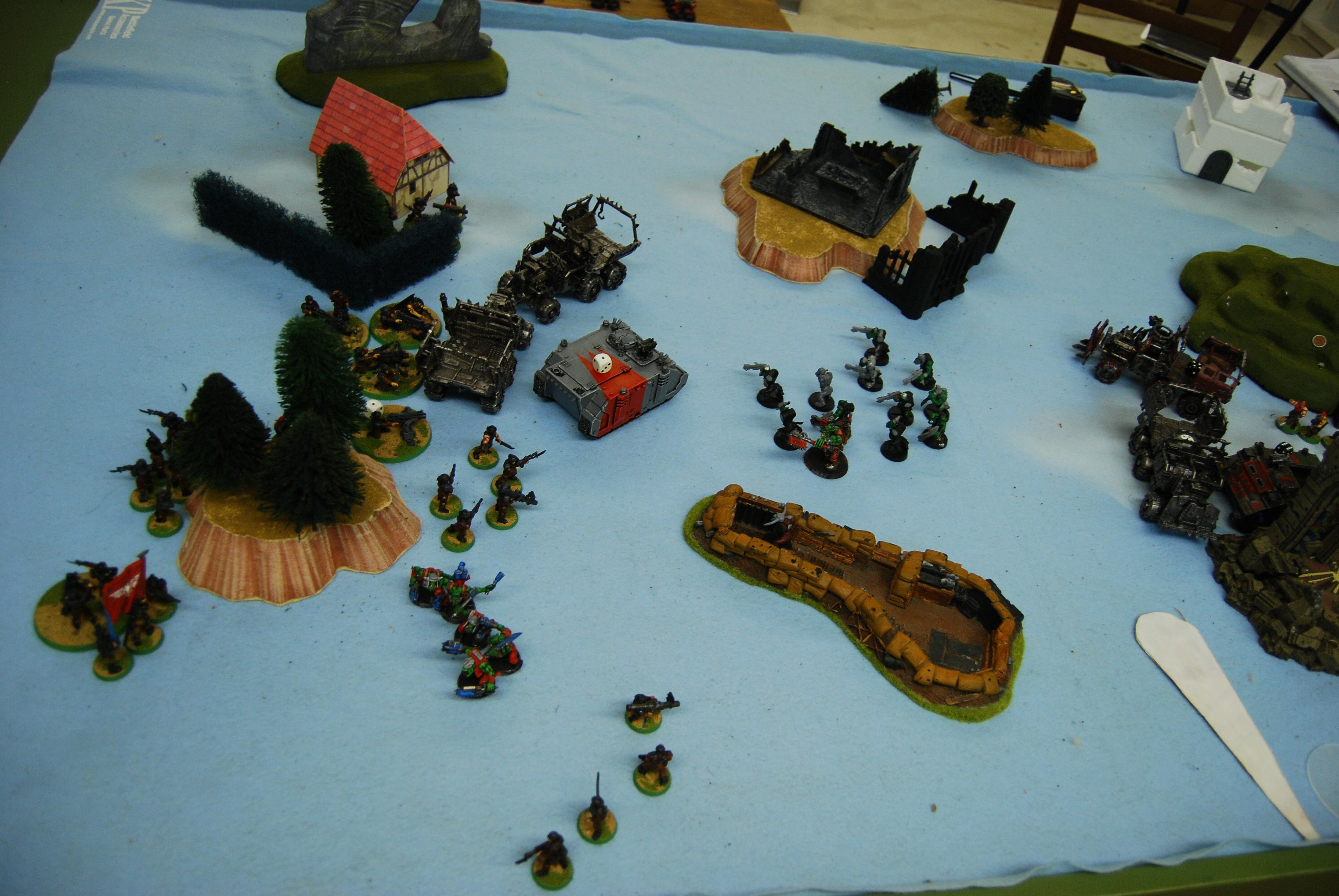 Game In-progress, Imperial Guard, Orks