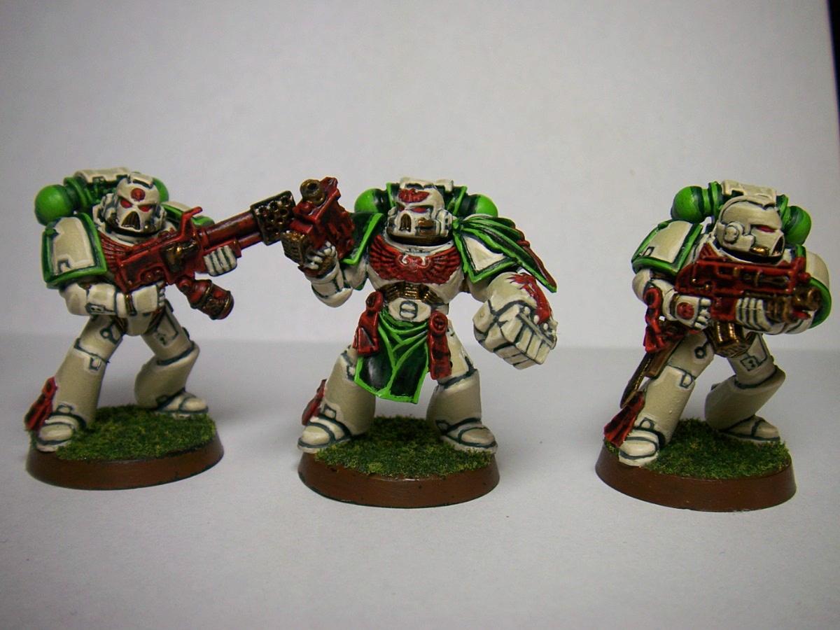 Dark Angels, Extreme Highlighting, Space Marines