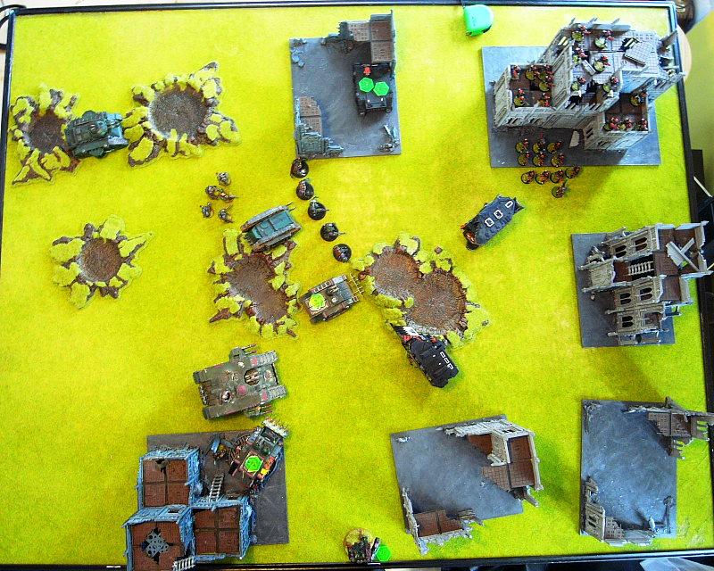 Battle Report, Overhead, Warhammer 40,000