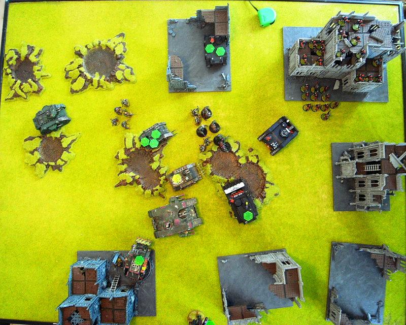 Battle Report, end of turn 5
