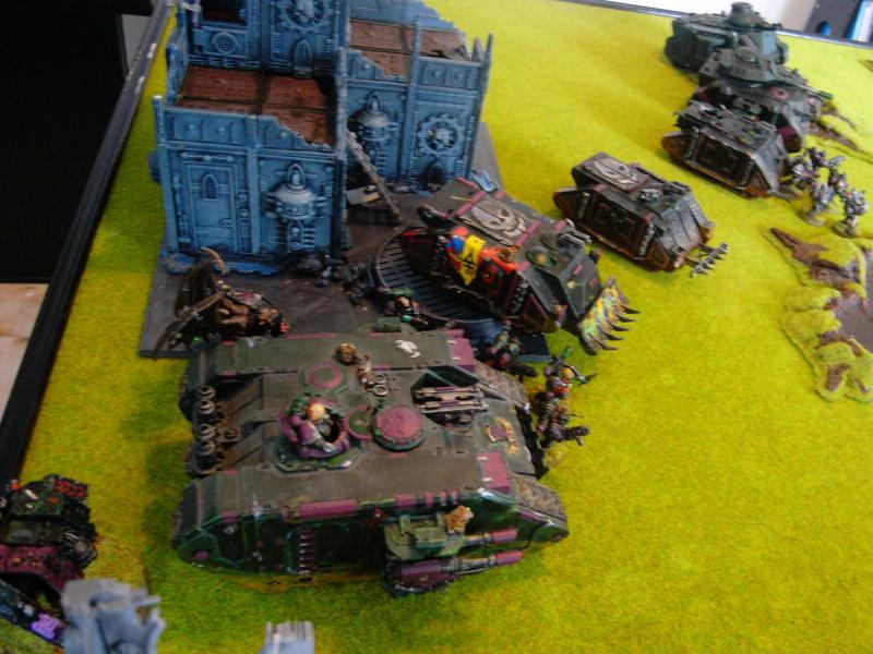 Battle Report, chaos mostly inside their tanks