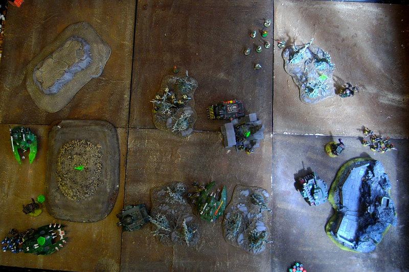 Battle Report, end of turn 2