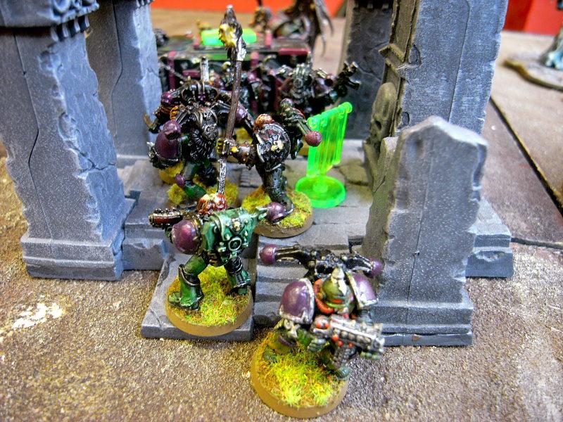 Battle Report, Chaos Space Marines, Nurgle - plague marines go for ...