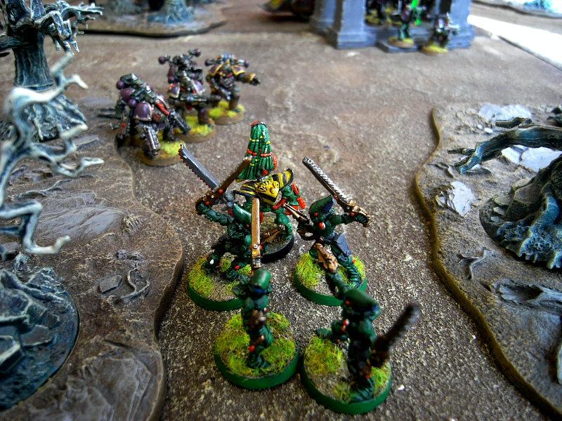 Battle Report, striking scorpions droped off