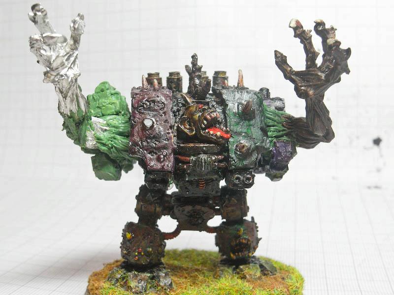 Chaos Space Marines, Dreadnought, Forge World, Greenstuff, Magnet, Nurgle, Warhammer 40,000, Work In Progress
