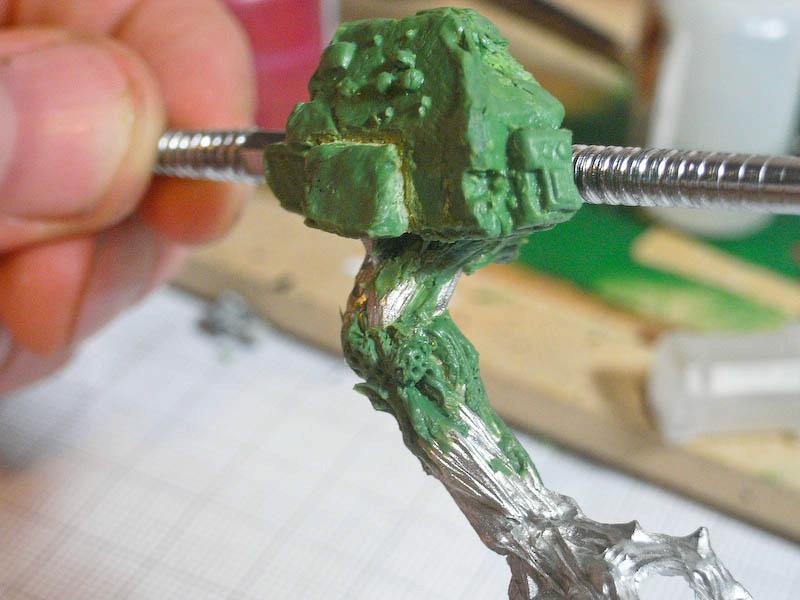 Chaos Space Marines, Dreadnought, Forge World, Greenstuff, Magnet, Nurgle, Warhammer 40,000, Work In Progress