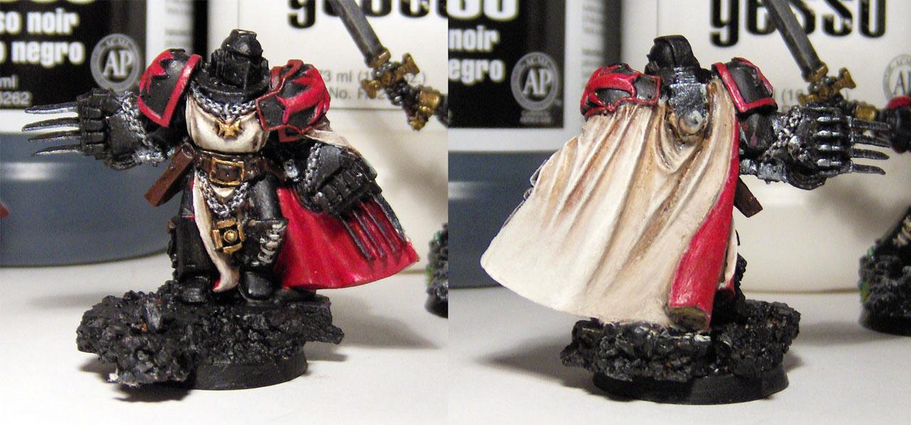 Captain, Claw, Fist, Lightning, Robes, Space, Space Marines, Warhammer 40,000, Warhammer Fantasy
