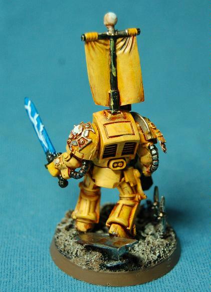 Imperial Fists, Sergeant, Space Marines, Terminator Armor