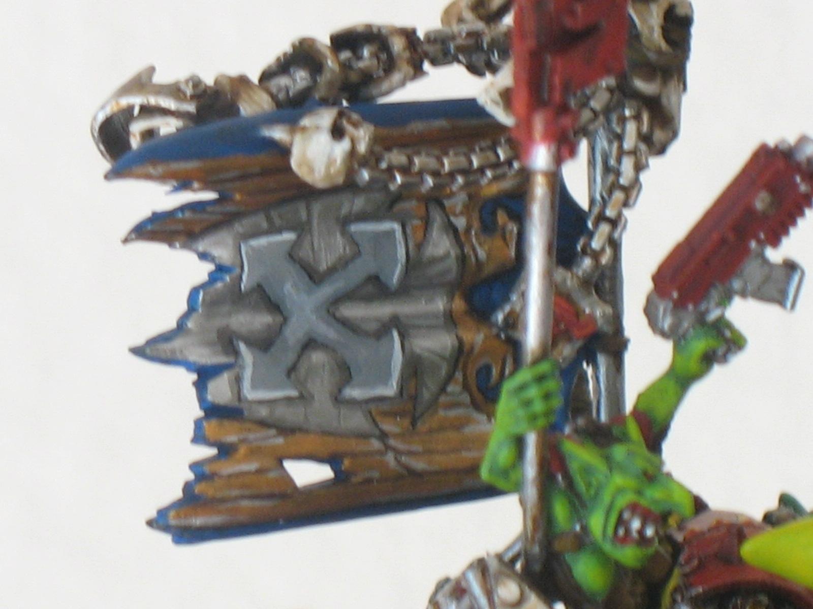 Warboss on Bike Banner