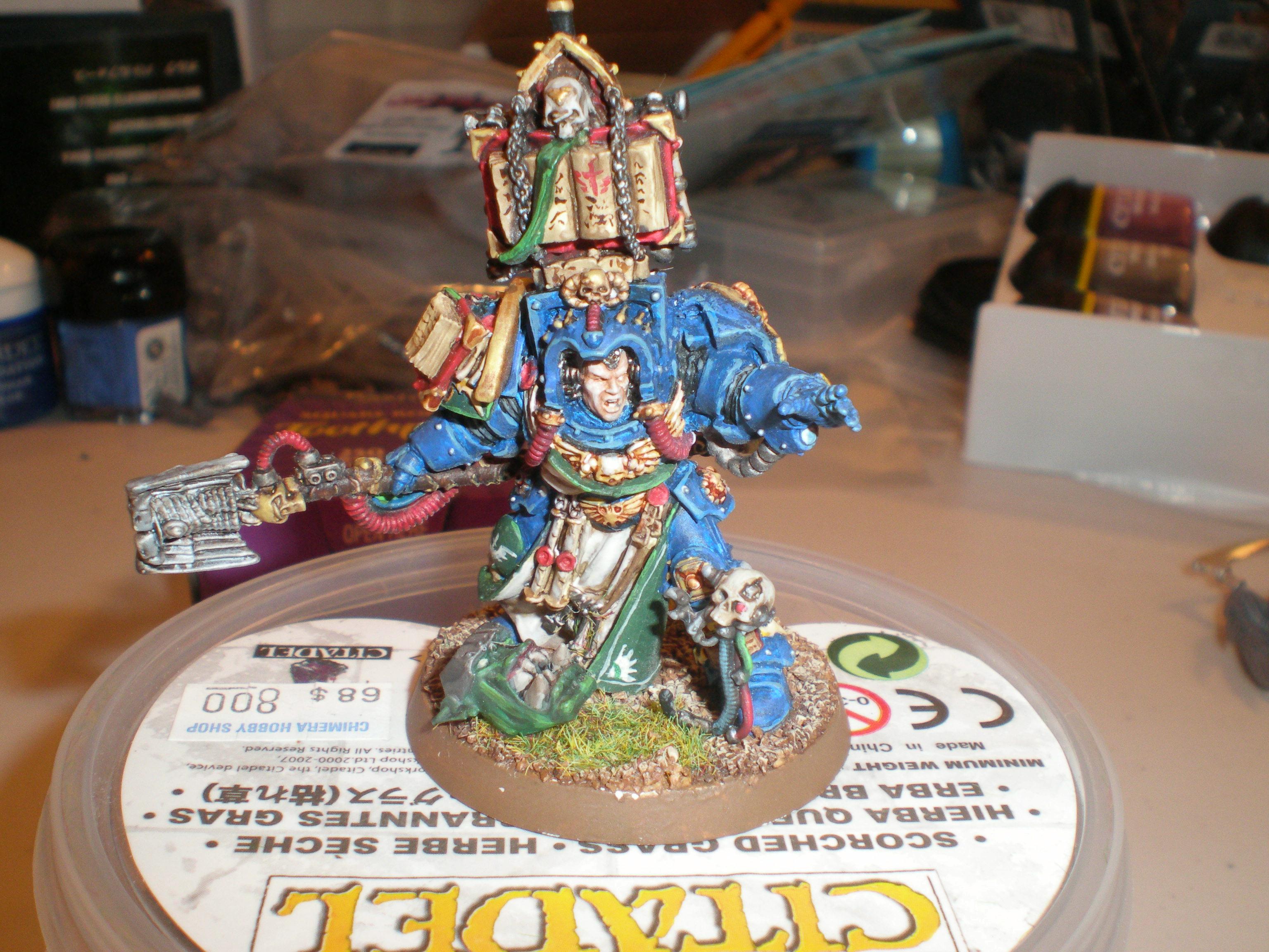 Librarian, Space Marines, Terminator Armor, Warhammer 40,000
