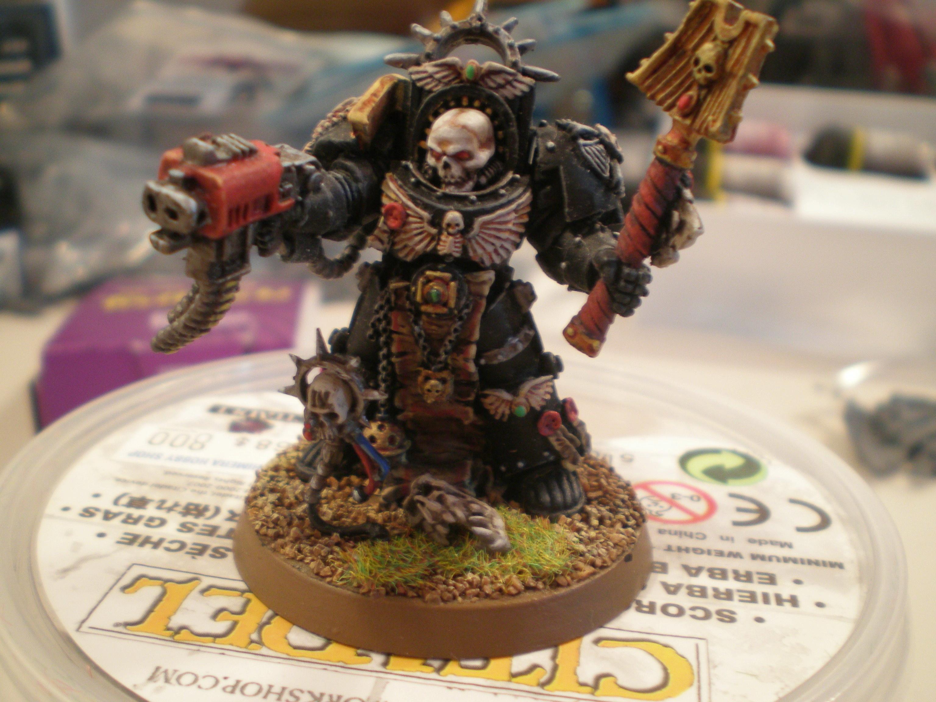 Chaplain, Space Marines, Terminator Armor, Warhammer 40,000