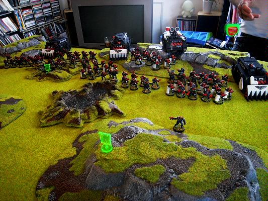 Battle Report, arbit depolyment