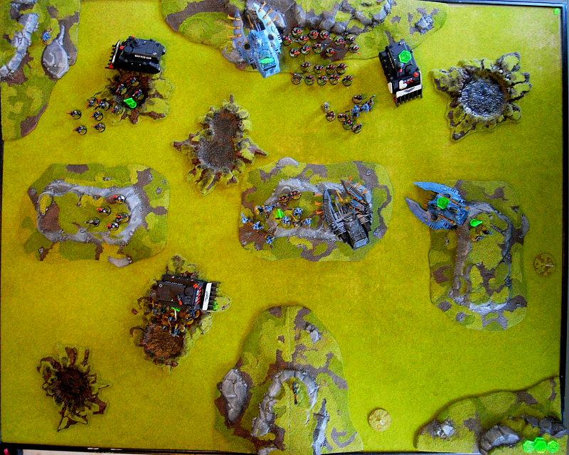 Battle Report, end of turn5