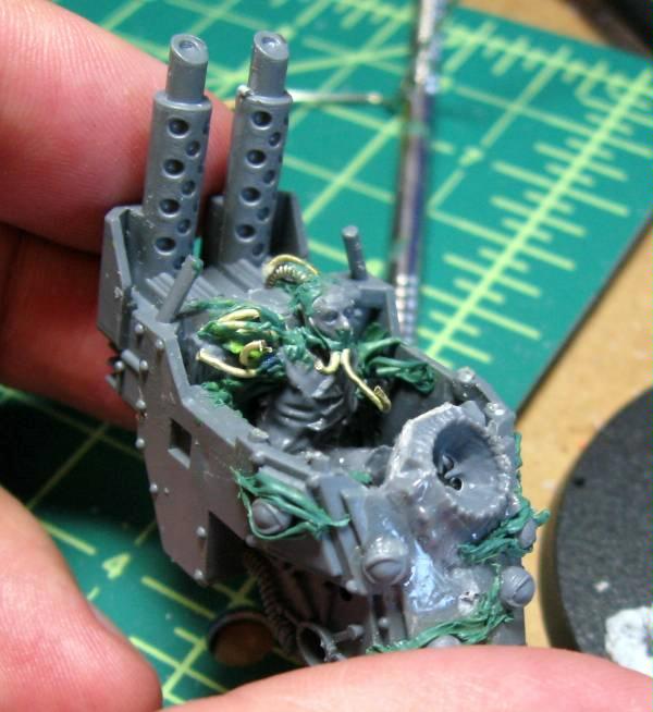 Chaos Daemons, Conversion, Daemon Prince, Sentinel, Warhammer 40,000, Work In Progress