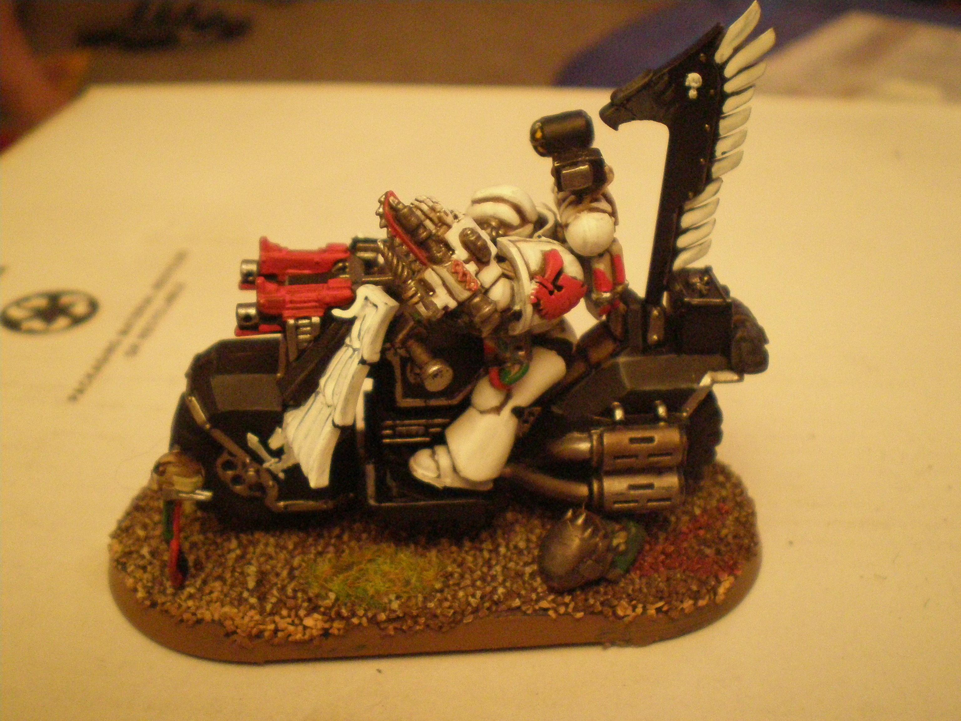 Apothecary, Bike, Dark Angels, Ravenwing, Space Marines, Warhammer 40,000
