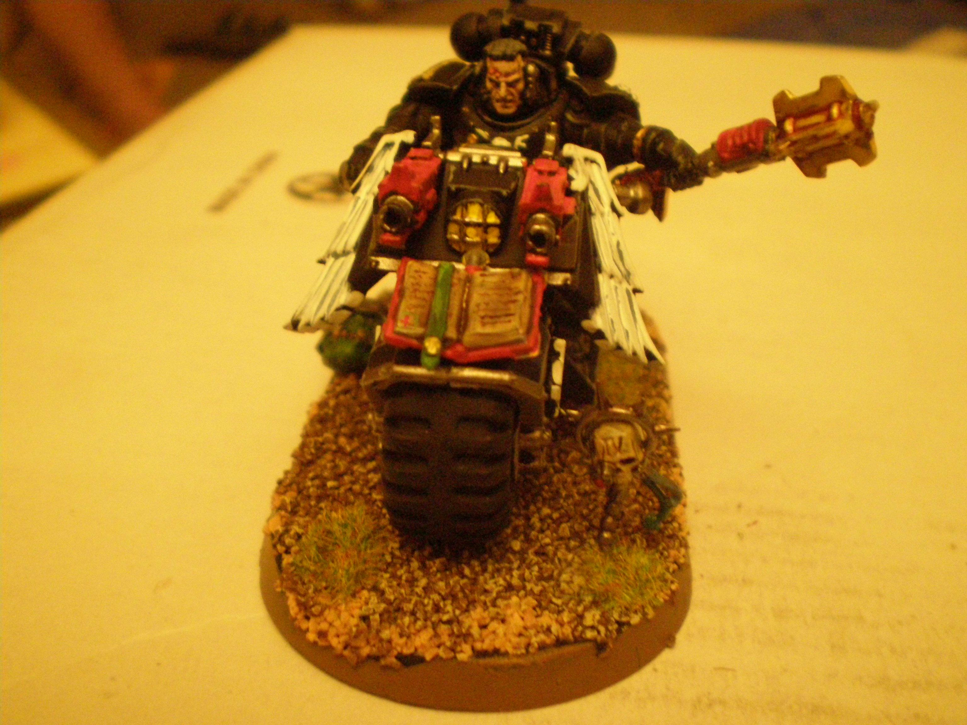 Chaplain, Dark Angels, Ravenwing, Space Marines, Warhammer 40,000