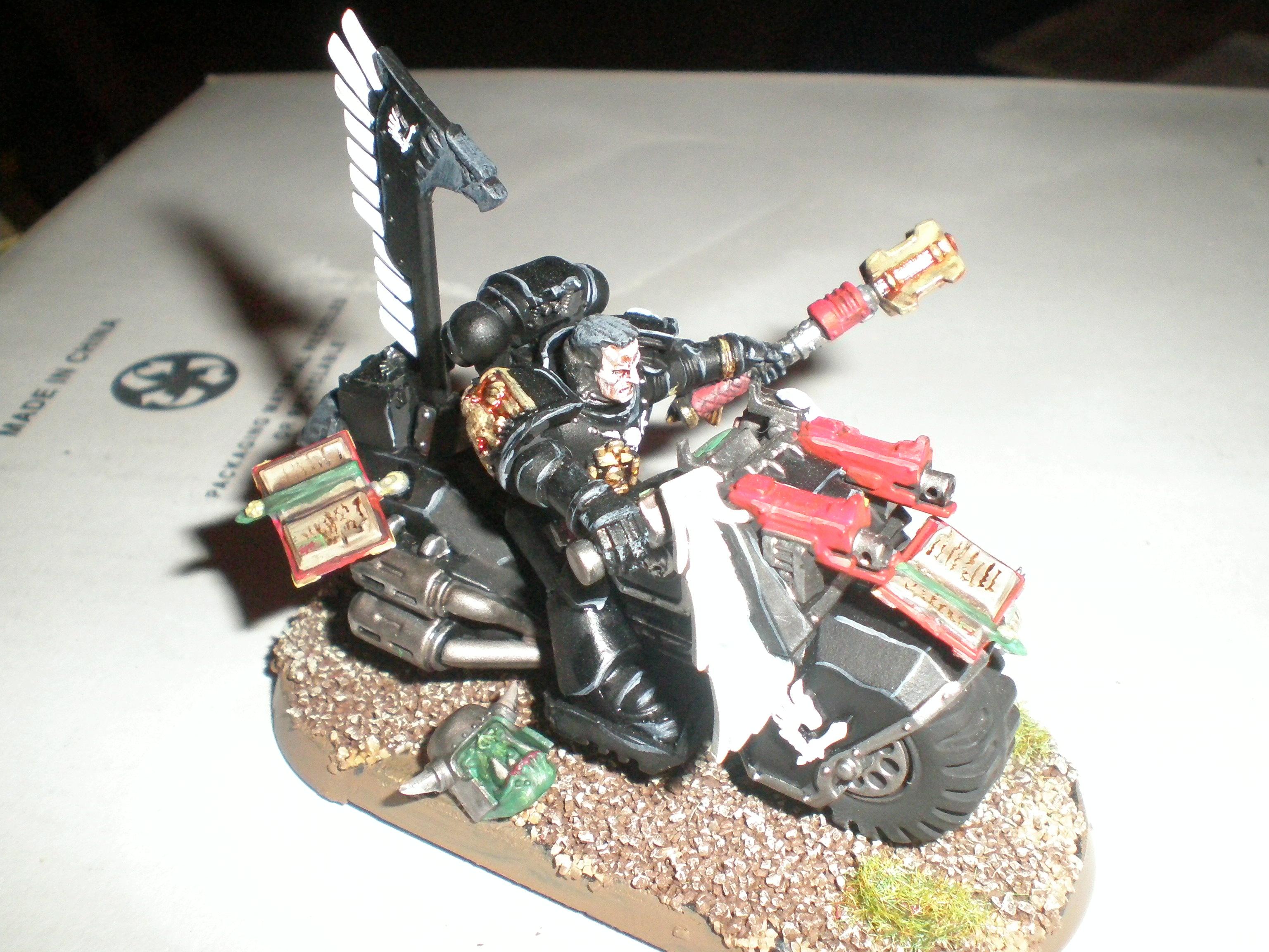 Bike, Chaplain, Character, Dark Angels, Ravenwing, Space Marines, Warhammer 40,000