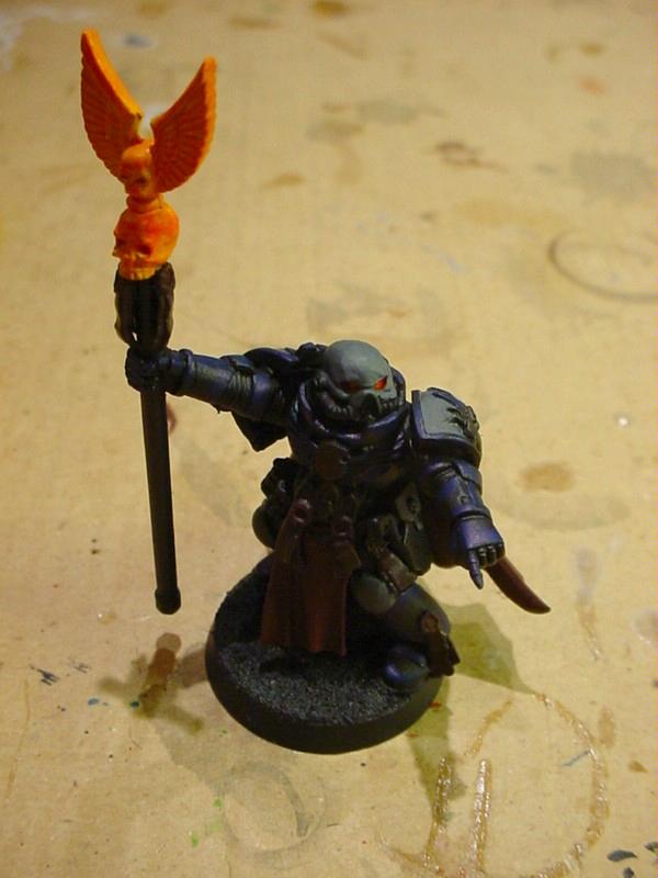 Black Templars, Chaplain, Space Marines, Work In Progress