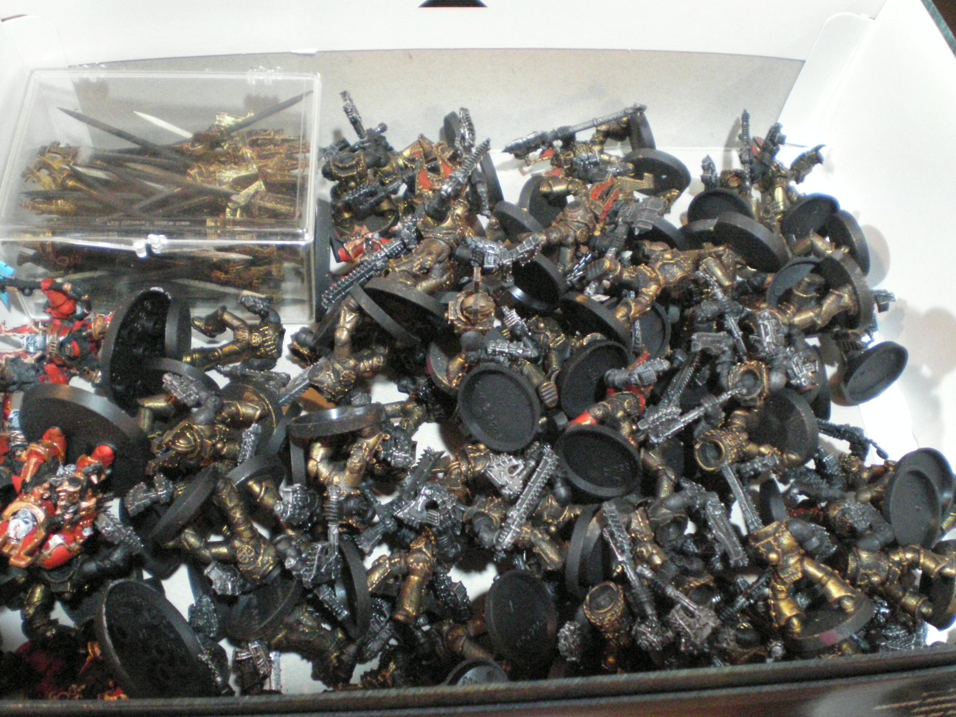 box of 84 Berserkers, 4 Chaos Lord with Bloodfeeders