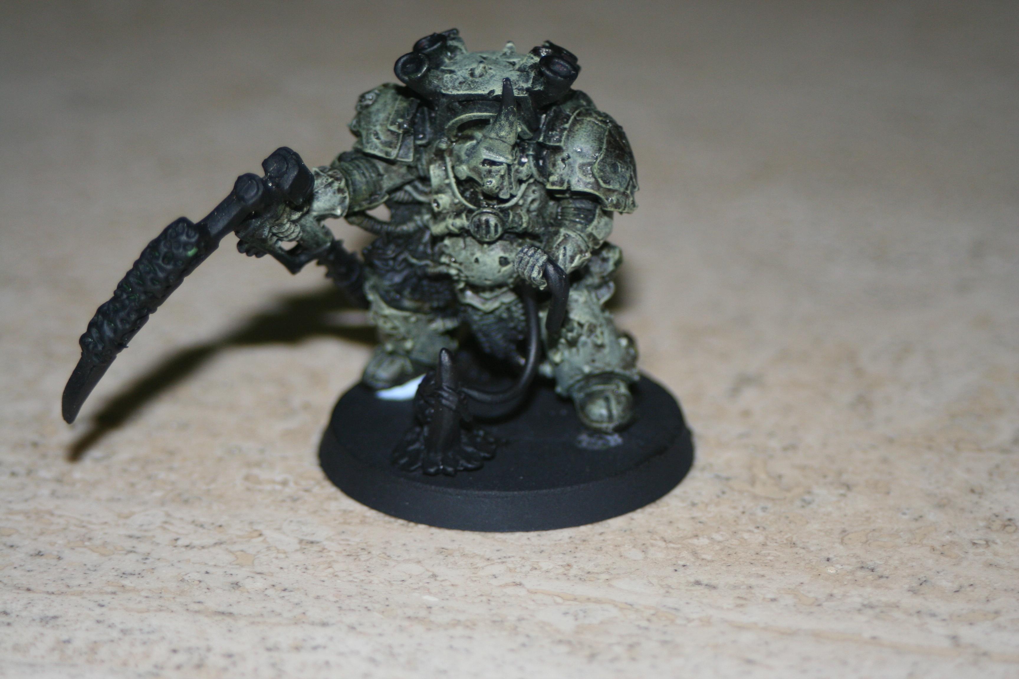 Chaos Space Marines, Nurgle, Typhus, Warhammer 40,000, Work In Progress