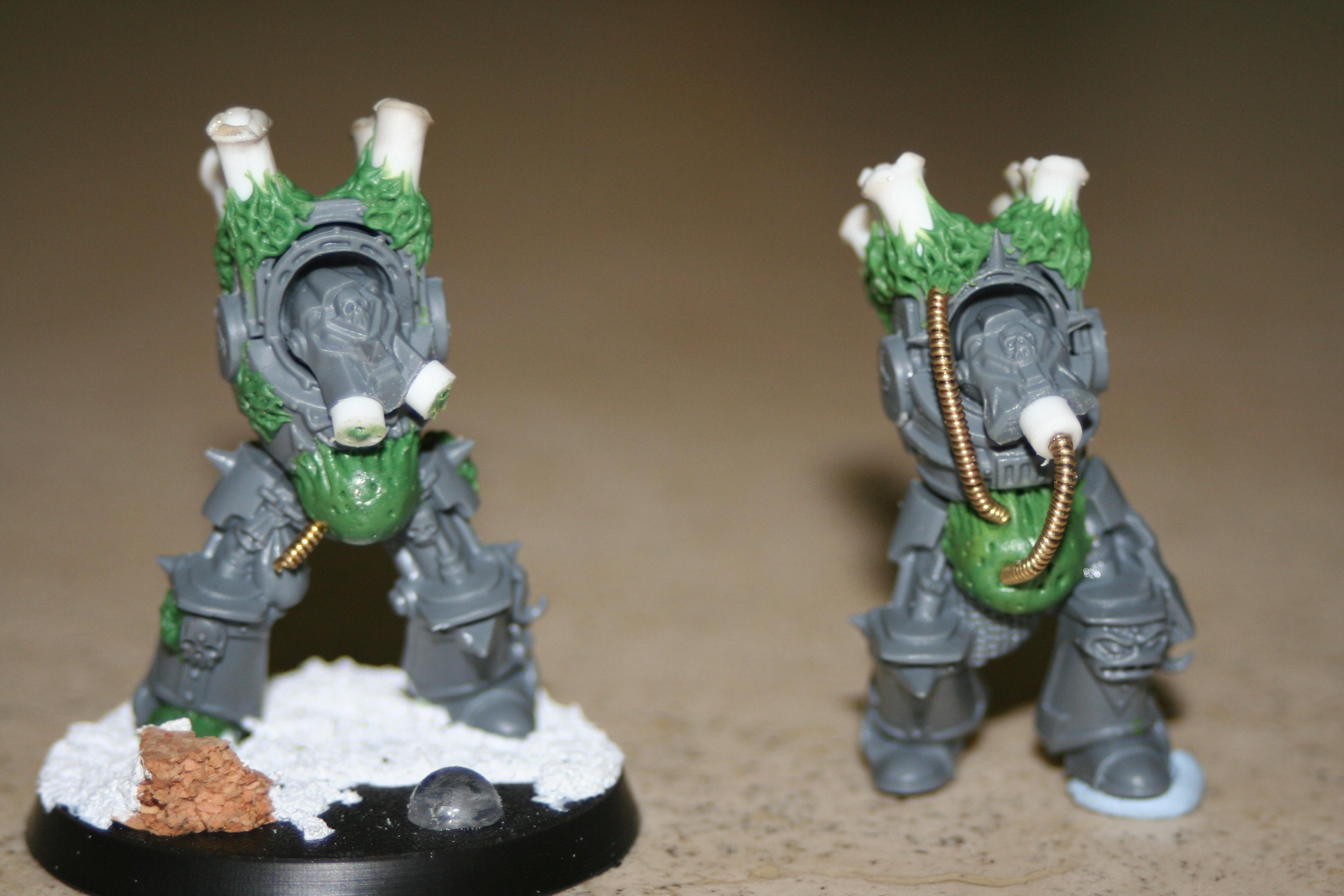 Nurgle, Plague Marines, Terminator Armor