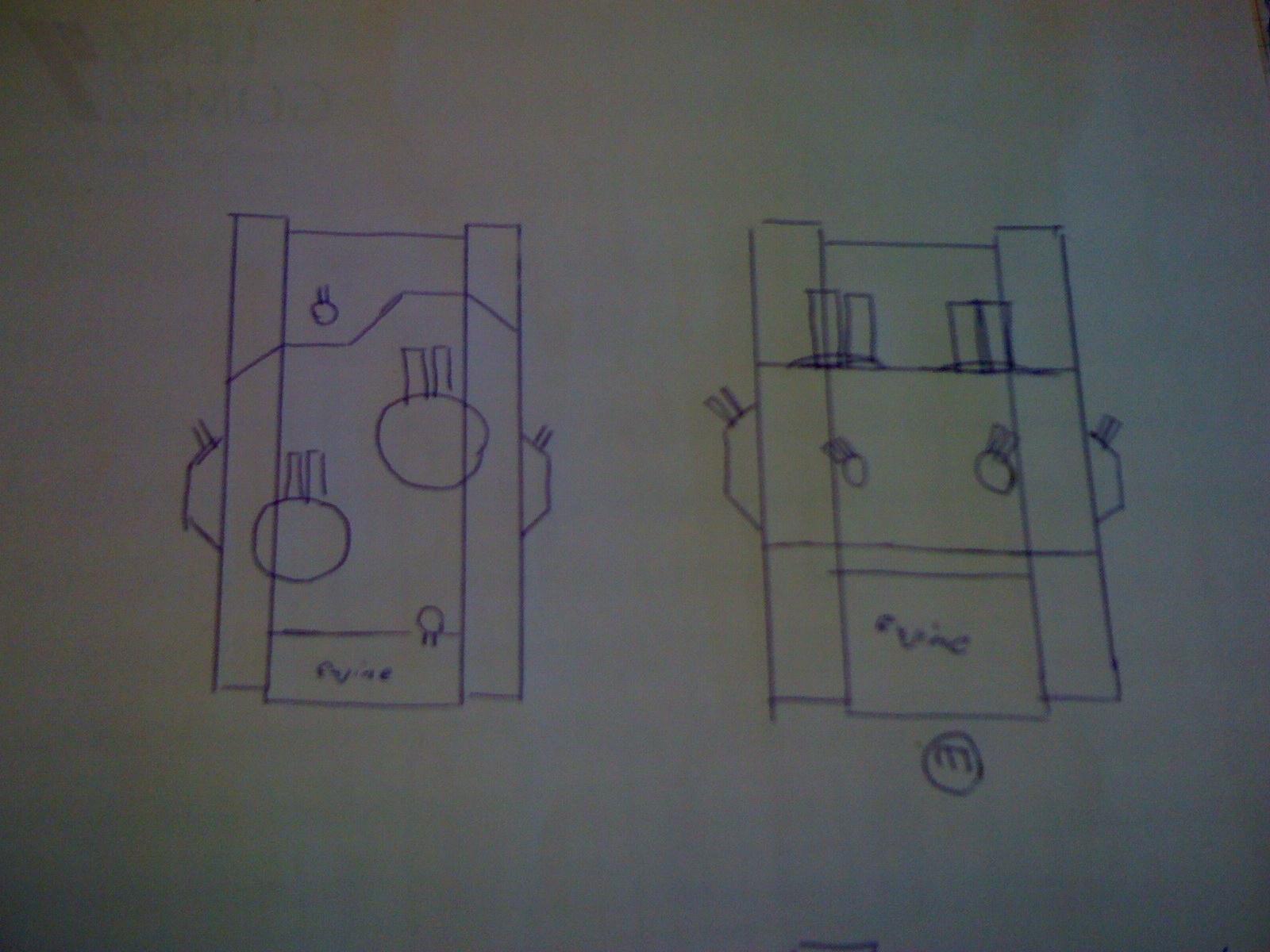Plan for 2 variants of a stormhammer