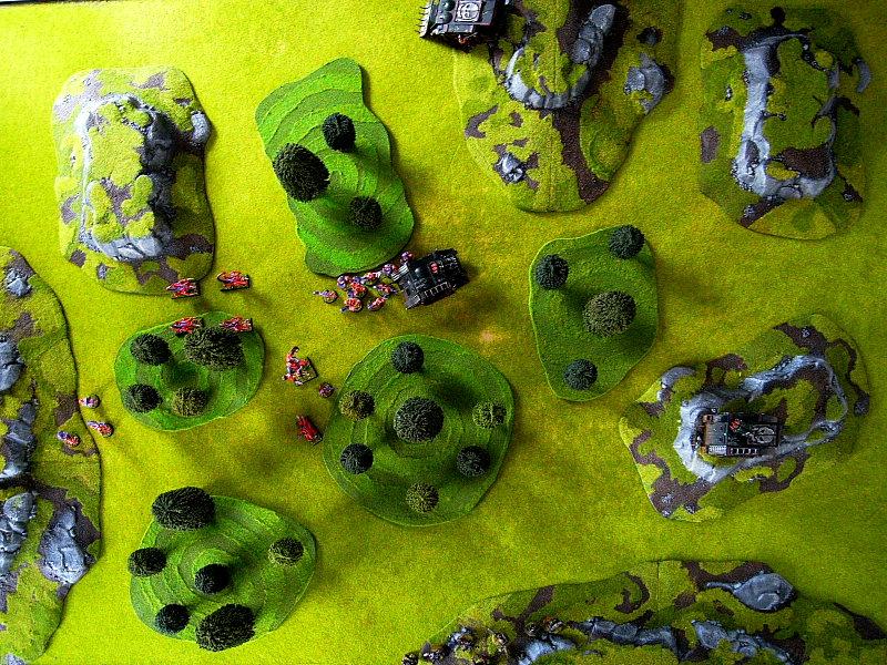 Battle Report, end of turn4