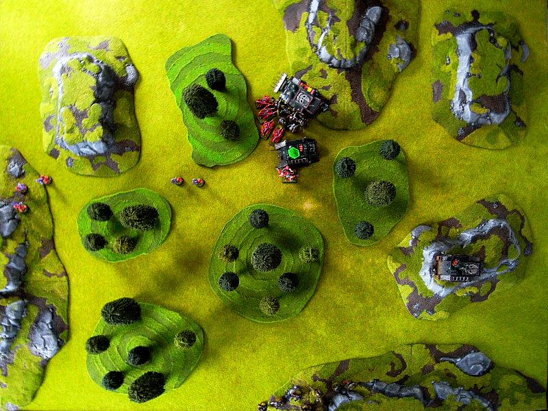 Battle Report, end of turn5
